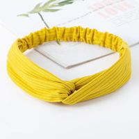 Casual Simple Style Stripe Solid Color Cloth Stripe Hair Band sku image 14