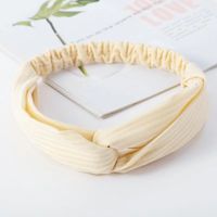 Casual Simple Style Stripe Solid Color Cloth Stripe Hair Band sku image 9