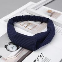 Casual Simple Style Stripe Solid Color Cloth Stripe Hair Band sku image 3