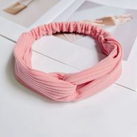 Casual Simple Style Stripe Solid Color Cloth Stripe Hair Band sku image 7