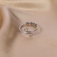 201 Stainless Steel Copper Simple Style Plating Solid Color Open Rings main image 8