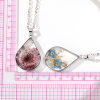 Casual Simple Style Water Droplets Alloy Resin Women's Pendant Necklace main image 6