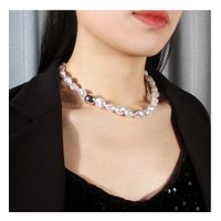 Vintage Style Simple Style Roman Style Geometric Imitation Pearl Women's Necklace main image 5