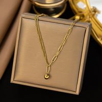 Vacation Solid Color 304 Stainless Steel 18K Gold Plated Women's Anklet sku image 1