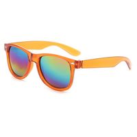 Streetwear Solid Color Pc Square Full Frame Kids Sunglasses sku image 7