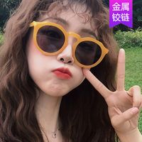 Koreanische Version Der Sonnenbrille Frauen Internet Promi Gleiche 3319 Sonnenbrille Koreanische Mode Persönlichkeit All-match Trend Orange Sonnenbrille sku image 1