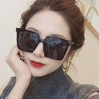 Korean Fashion Large Frame Sunglasses  Personality Glasses Light And Comfortable Square Sunglasses Nihaojewelry Wholesale sku image 7