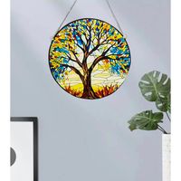 Nordic Style Round Tree Arylic Pendant main image 4