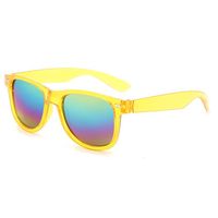 Streetwear Solid Color Pc Square Full Frame Kids Sunglasses sku image 6
