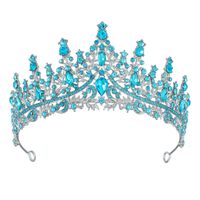 Queen Crown Zinc Alloy Plating Inlay Artificial Diamond Crown sku image 8