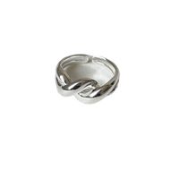 Simple Style Geometric Sterling Silver Open Rings main image 4
