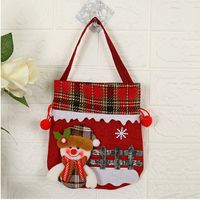 Creative Christmas Decoration Three-dimensional Doll Candy Tote Bag Wholesale Nihaojewelry sku image 71