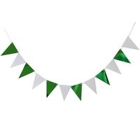 Waves Solid Color Paper Flag Party Decorations sku image 6