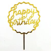 Letter Arylic Party Cake Decorating Supplies sku image 15