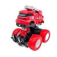 Inertia Pull Back Four-wheel Drive Deformation Increase Rotating Off-road Vehicle Children's Toys sku image 1