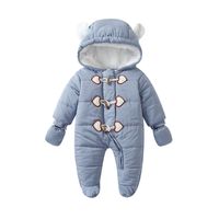 Cute Animal Cotton Polyester Baby Rompers sku image 15