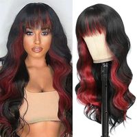 Women's Fashion Street High Temperature Wire Bangs Long Curly Hair Wigs sku image 3