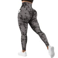 Femmes Des Sports Teinture Par Cravate Polyester Actif Bas Leggings main image 8