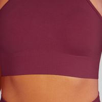 Sports Solid Color Nylon Cotton Blend Round Neck Active Tops Vest main image 5