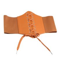 Casual Solid Color Pu Leather Women's Leather Belts main image 4