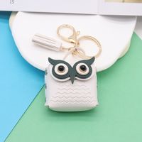 Simple Style Streetwear Owl Pu Leather Unisex Bag Pendant Keychain sku image 10