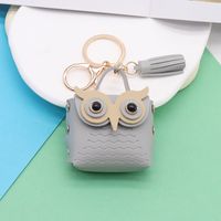 Simple Style Streetwear Owl Pu Leather Unisex Bag Pendant Keychain sku image 5