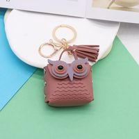 Simple Style Streetwear Owl Pu Leather Unisex Bag Pendant Keychain sku image 11