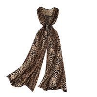 Women's Party Street Sexy Leopard Full Length Jumpsuits main image 3
