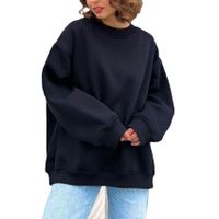 Women's Hoodie Long Sleeve Hoodies & Sweatshirts Simple Style Solid Color main image 5
