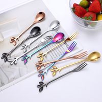 Casual Flower Stainless Steel Spoon main image 5