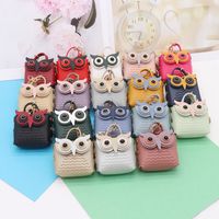 Simple Style Streetwear Owl Pu Leather Unisex Bag Pendant Keychain main image 1