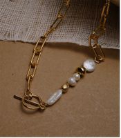 Modern Style Geometric Freshwater Pearl Necklace main image 4