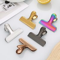 Simple Style Solid Color Stainless Steel Anti-drop Clip main image 4