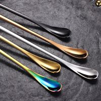 Casual Vacation Solid Color Stainless Steel Spoon main image 3