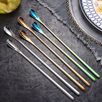 Casual Vacation Solid Color Stainless Steel Spoon main image 4
