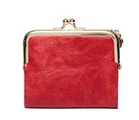 Women's Solid Color Pu Leather Clasp Frame Coin Purses sku image 1