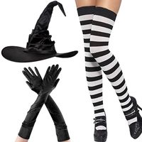 Halloween Gothic Punk Stripe Cloth Party Costume Props sku image 1