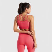 Sports Solid Color Nylon Round Neck Tracksuit Vest Leggings main image 3