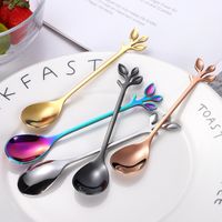 Casual Flower Stainless Steel Spoon main image 2