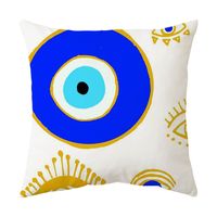 Ethnic Style Devil's Eye Plush Pillow Cases main image 5