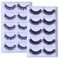 Vacation Classic Style Solid Color Artificial Fiber False Eyelashes 1 Set main image 2
