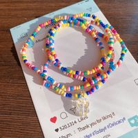 Cartoon Style Rainbow Star Beaded Seed Bead Women's Bracelets sku image 1