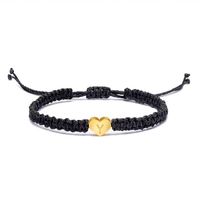 Lady Simple Style Letter Heart Shape Alloy Rope Women's Bracelets main image 5