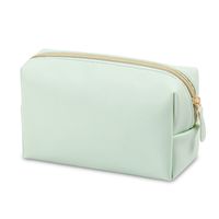 Women's All Seasons Pu Leather Solid Color Basic Square Zipper Cosmetic Bag sku image 9