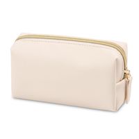 Women's All Seasons Pu Leather Solid Color Basic Square Zipper Cosmetic Bag sku image 5