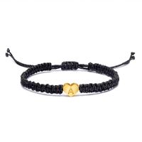 Dame Style Simple Lettre Forme De Cœur Alliage Corde Femmes Bracelets sku image 1