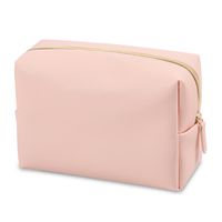 Women's All Seasons Pu Leather Solid Color Basic Square Zipper Cosmetic Bag sku image 10