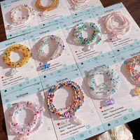 Cartoon Style Rainbow Star Beaded Seed Bead Women's Bracelets main image 1