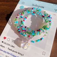 Cartoon Style Rainbow Star Beaded Seed Bead Women's Bracelets sku image 4