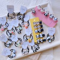 Ig Style Cute Panda Plastic Cloth Resin Hair Clip Hair Tie Hair Claws main image 6